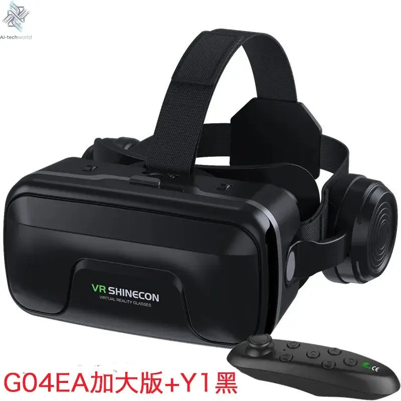 VR Shinecon Virtual Reality Casque Helmet 3D Glasses For Smartphone Smart Phone Headset Goggles Binoculars Video Game Wirth Lens Ai-TechWorld 