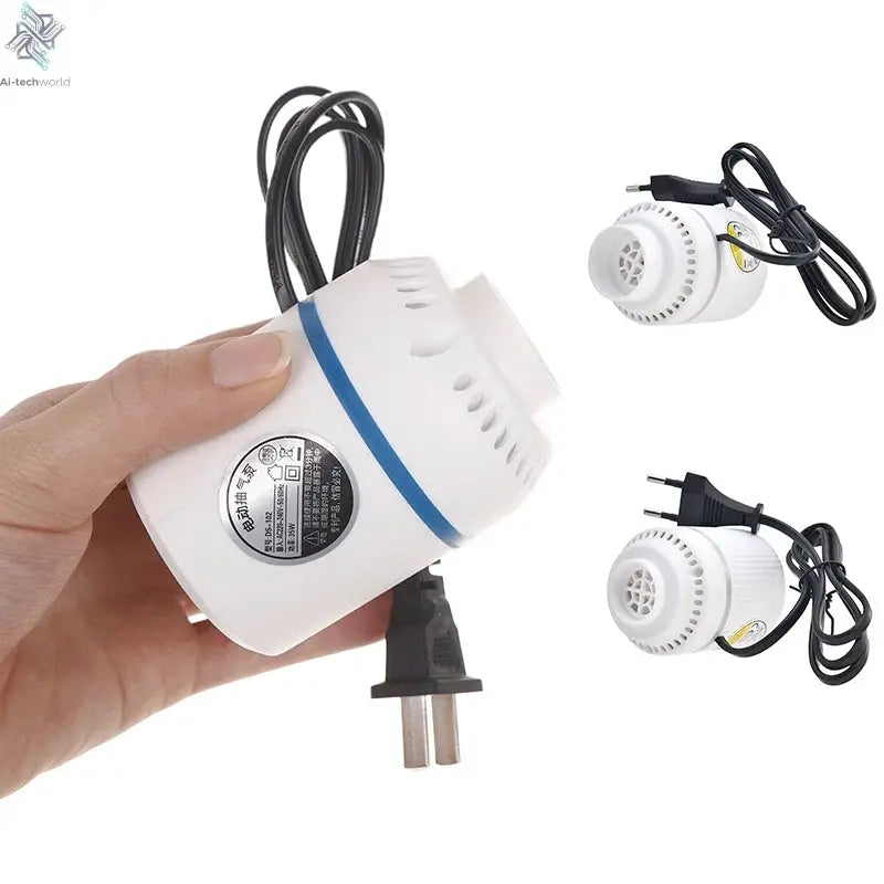 Vacuum Compression Bag Electric Pump Suction Pump Mini Vacuum Sealer Machine Space Saver for Clothes Food Organizer Ai-TechWorld 