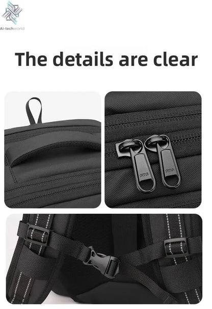 Vacuum Compression Mens Backpack Expandable Large Capacity Multi functional Laptop Bag Short Trip Travel Hiking Pack Ai-TechWorld