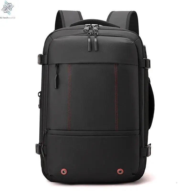 Vacuum Compression Mens Backpack Expandable Large Capacity Multi functional Laptop Bag Short Trip Travel Hiking Pack Ai-TechWorld