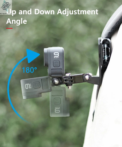 Vamson Backpack Clip for Insta360 x3 for GoPro Hero 11 10 9 Camera 360° Rotate Shoulder Belt Mount Accessories for Dji Action Ai-TechWorld 