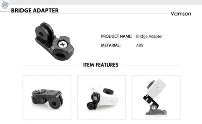 Vamson Backpack Clip for Insta360 x3 for GoPro Hero 11 10 9 Camera 360° Rotate Shoulder Belt Mount Accessories for Dji Action Ai-TechWorld 