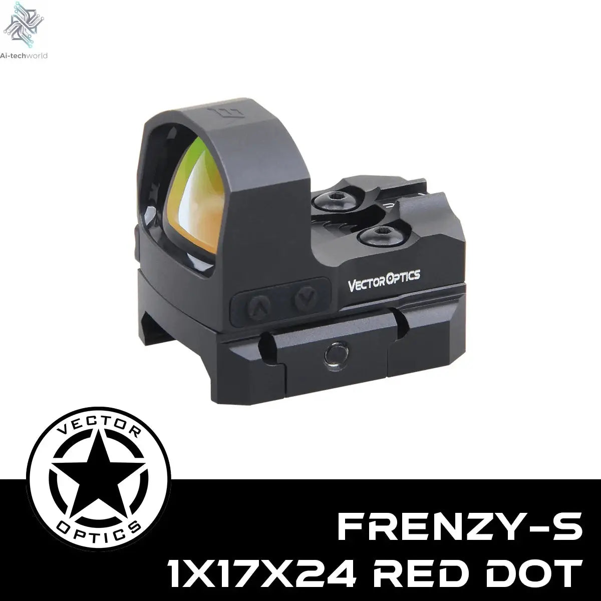 Vector Optics Frenzy-S 1x17x24 Red Dot Sight | Recoil-Proof .338 Lapua & 9mm | 3MOA & 2NV Modes | Motion Sensor Auto-Off - Ai-TechWorld