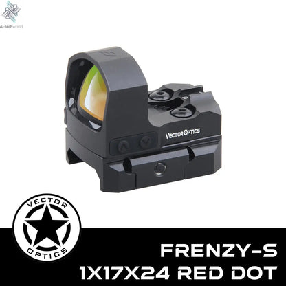 Vector Optics Frenzy-S 1x17x24 Red Dot Sight | Recoil-Proof .338 Lapua & 9mm | 3MOA & 2NV Modes | Motion Sensor Auto-Off - Ai-TechWorld