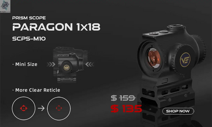 Vector Optics Frenzy-S 1x17x24 Red Dot Sight | Recoil-Proof .338 Lapua & 9mm | 3MOA & 2NV Modes | Motion Sensor Auto-Off - Ai-TechWorld