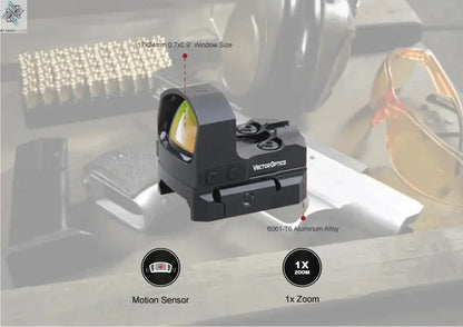 Vector Optics Frenzy-S 1x17x24 Red Dot Sight | Recoil-Proof .338 Lapua & 9mm | 3MOA & 2NV Modes | Motion Sensor Auto-Off - Ai-TechWorld