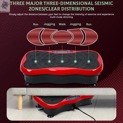 Vibrating Plate Machine, Power Waver Vibration Plate Exercise Machine for Lymphatic Drainage, Whole Body Vibration Plate Machine Ai-TechWorld