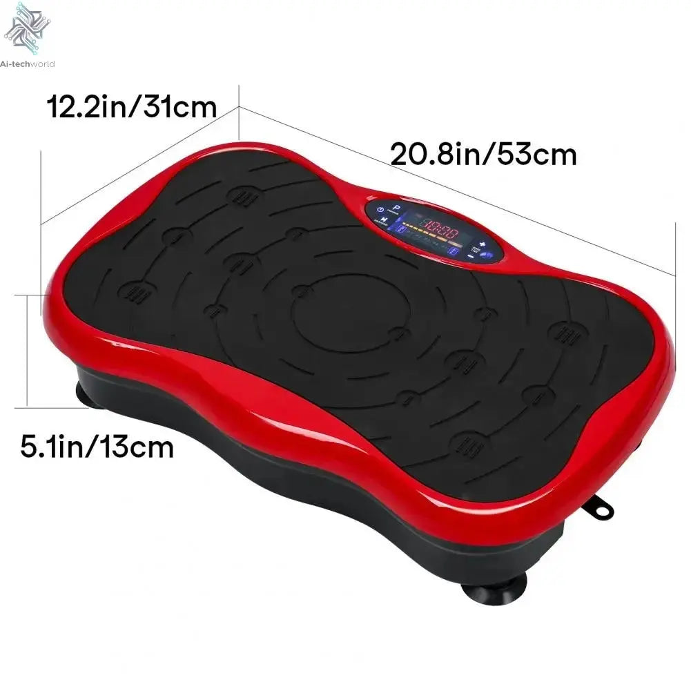 Vibrating Plate Machine, Power Waver Vibration Plate Exercise Machine for Lymphatic Drainage, Whole Body Vibration Plate Machine Ai-TechWorld