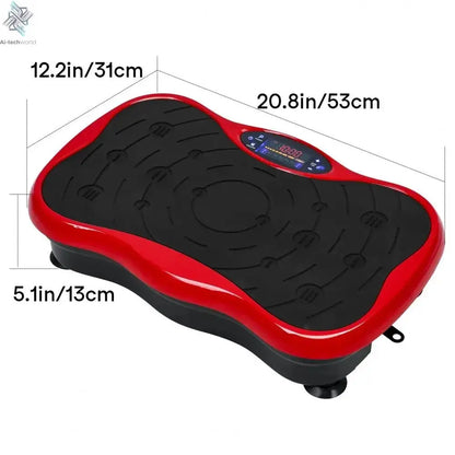 Vibrating Plate Machine, Power Waver Vibration Plate Exercise Machine for Lymphatic Drainage, Whole Body Vibration Plate Machine Ai-TechWorld