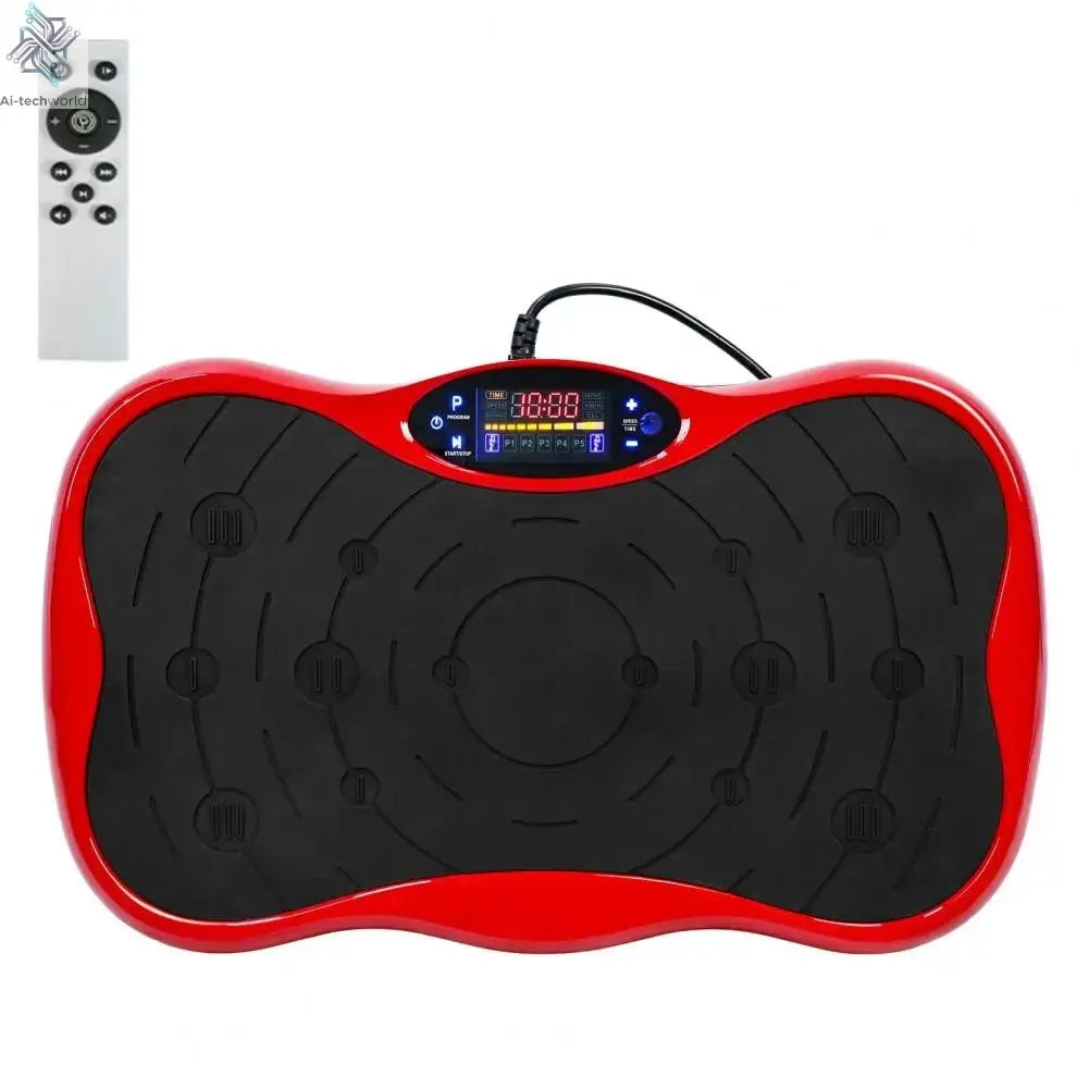 Vibrating Plate Machine, Power Waver Vibration Plate Exercise Machine for Lymphatic Drainage, Whole Body Vibration Plate Machine Ai-TechWorld