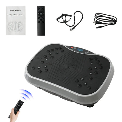 Vibration Plate Exercise Machine Fat-Burning Home Fitness Fat Slinger Shaping Whole Body Workout Portable Fitness Equipment - Ai-TechWorld
