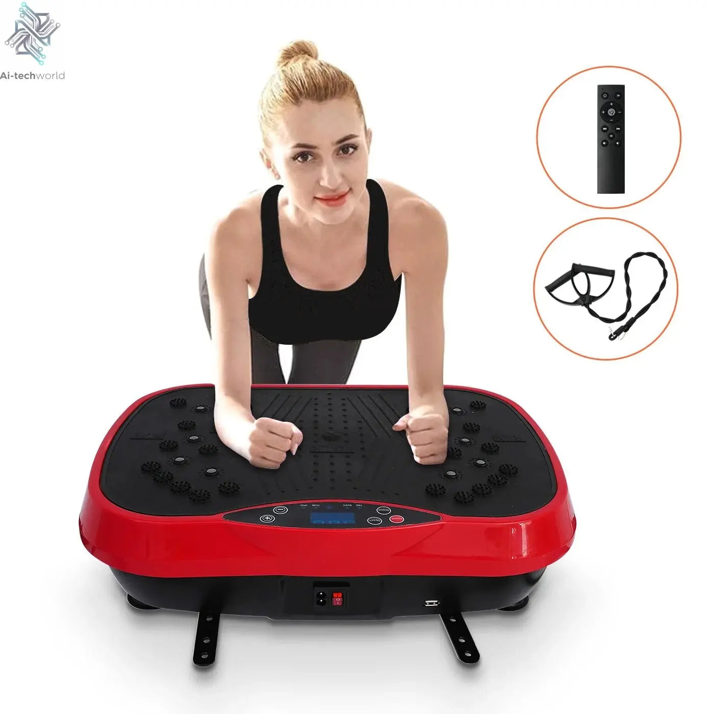 Vibration Plate Exercise Machine – Fat - Burning, Body Shaping - Ai - TechWorld