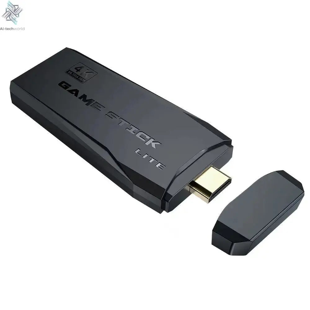 Video Game Sticks M8 Console 2.4G Dual Wireless Controller Game Stick 4K 10000 games 64GB Retro game For Dropshiopping Xmas Gift Ai-TechWorld 