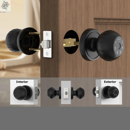 Viladepot Smart Lock Fingerprint Door Lock App Control Passcode Unlock Electronic Touchscreen Keypad Indoor Ai-TechWorld 