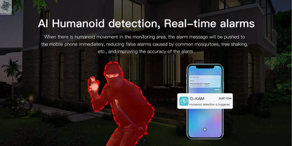 WIFI Survalance Camera 3MP Security Protection Outdoor IP Camera Smart Home Night Vision Video Recorder Battery Powered Ai-TechWorld 