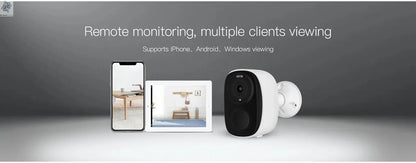 WIFI Survalance Camera 3MP Security Protection Outdoor IP Camera Smart Home Night Vision Video Recorder Battery Powered Ai-TechWorld 