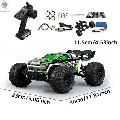WLtoys 1:16 Scale Large RC Car 50km/h High Speed 4WD Children Toy for Boys Remote Control Car 2.4G Off Road Monster Truck RC Toy Ai-TechWorld 