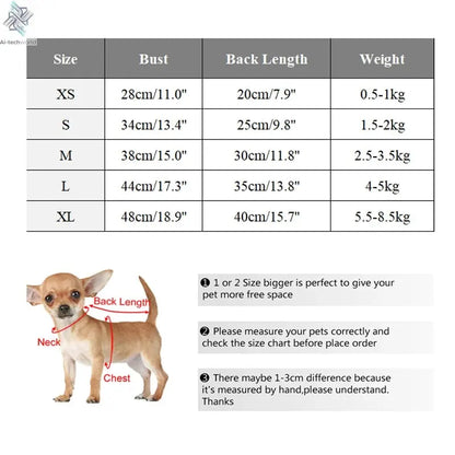 Warm Dog Hoodies Soft Fleece Pet Clothes for Small Medium Dogs Comfortable Puppy Clothes Yorkshire Chihuahua Costumes Pet Supply Ai-TechWorld 