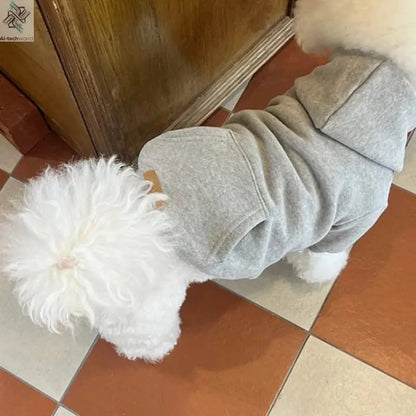 Warm Dog Hoodies Soft Fleece Pet Clothes for Small Medium Dogs Comfortable Puppy Clothes Yorkshire Chihuahua Costumes Pet Supply Ai-TechWorld 