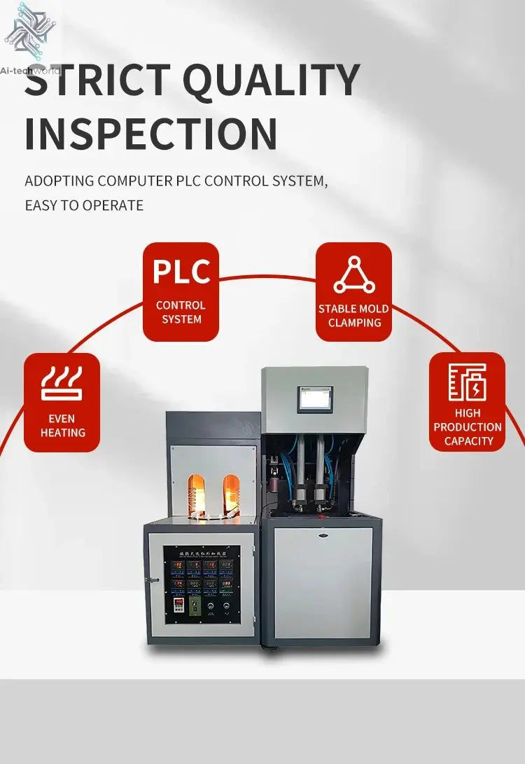 Water bottle 19 liter making machine popular widely used 5 gallon pet bottle blowing machine Blow Molding Machine Ai-TechWorld 