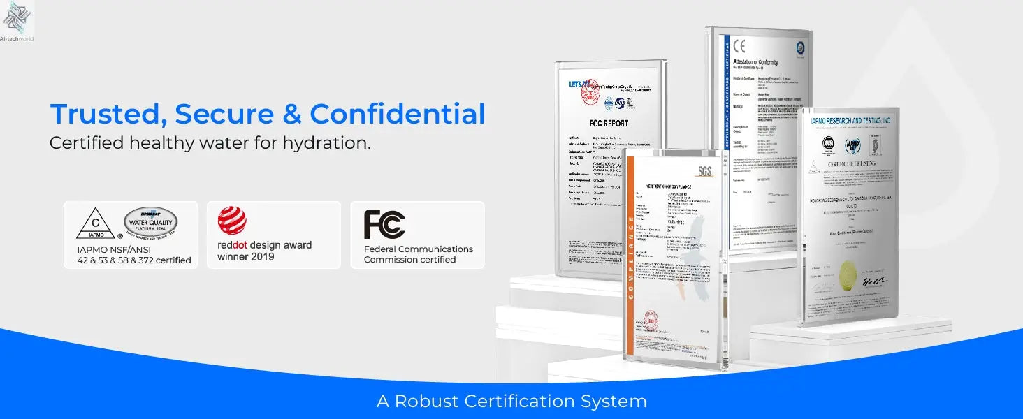 Waterdrop G3P800 Reverse Osmosis System, 800 GPD Fast Flow, NSF/ANSI 42 & 53 & 58 & 372 Certified, 3:1 Pure to Drain Ai-TechWorld 