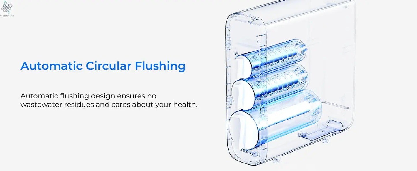Waterdrop G3P800 Reverse Osmosis System, 800 GPD Fast Flow, NSF/ANSI 42 & 53 & 58 & 372 Certified, 3:1 Pure to Drain Ai-TechWorld 