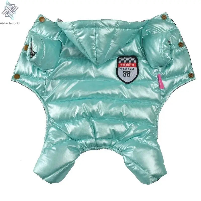 Waterproof Dog Clothes Pet Dog Jacket Coat For Small Medium Dog Winter Windproof Puppy Hooded Clothing Chihuahua Pug Jumpsuit Ai-TechWorld 