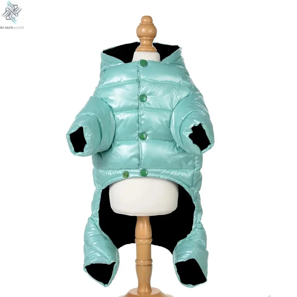 Waterproof Dog Clothes Pet Dog Jacket Coat For Small Medium Dog Winter Windproof Puppy Hooded Clothing Chihuahua Pug Jumpsuit Ai-TechWorld 
