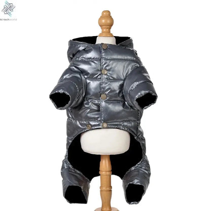 Waterproof Dog Clothes Pet Dog Jacket Coat For Small Medium Dog Winter Windproof Puppy Hooded Clothing Chihuahua Pug Jumpsuit Ai-TechWorld 