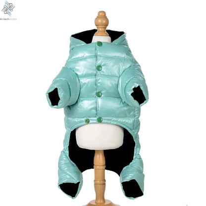 Waterproof Dog Clothes Pet Dog Jacket Coat For Small Medium Dog Winter Windproof Puppy Hooded Clothing Chihuahua Pug Jumpsuit Ai-TechWorld 