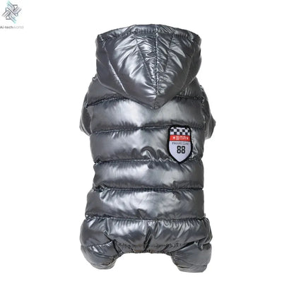 Waterproof Dog Clothes Pet Dog Jacket Coat For Small Medium Dog Winter Windproof Puppy Hooded Clothing Chihuahua Pug Jumpsuit Ai-TechWorld 