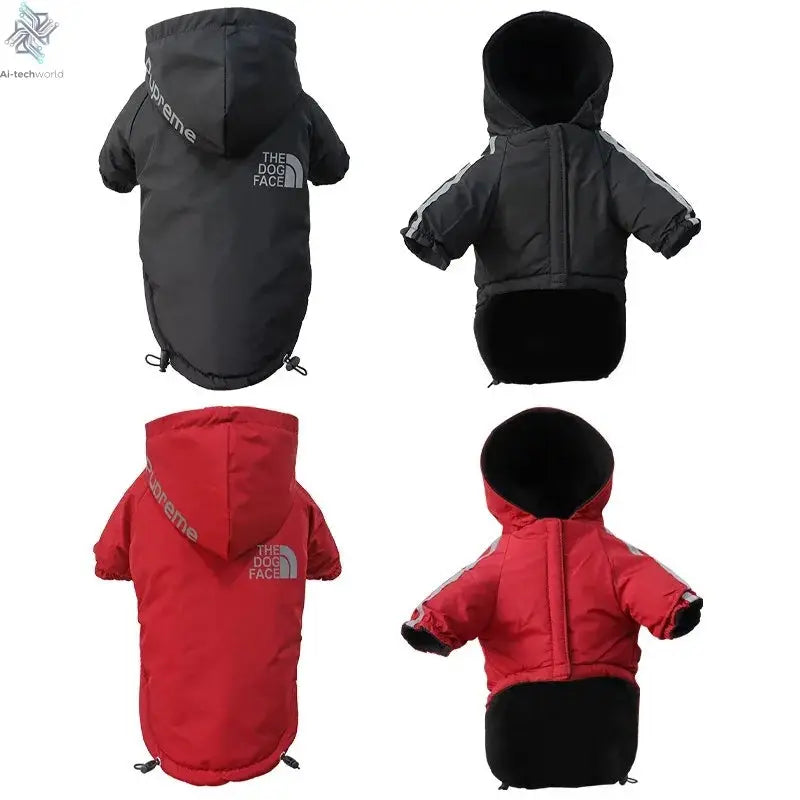 Waterproof Dogs Clothes Reflective Pet Coat For Small Medium Dogs Winter Warm Fleece Dog Jackets Puppy Raincoat Chihuahua Outfit Ai-TechWorld 