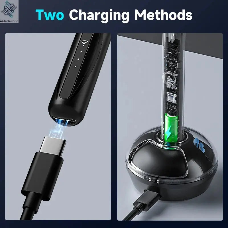 WiFi Endoscope 4.2mm 1080P Ear Picker Camera with Ear Spoon Base for iOS/Android Ear Cleaning Otoscope with Ear Wax Removal Tool Ai-TechWorld 