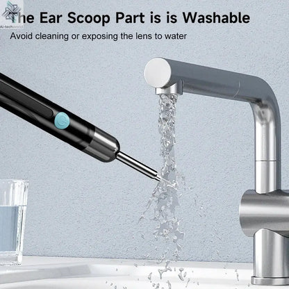 WiFi Endoscope 4.2mm 1080P Ear Picker Camera with Ear Spoon Base for iOS/Android Ear Cleaning Otoscope with Ear Wax Removal Tool Ai-TechWorld 