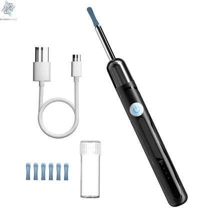 WiFi Endoscope 4.2mm 1080P Ear Picker Camera with Ear Spoon Base for iOS/Android Ear Cleaning Otoscope with Ear Wax Removal Tool Ai-TechWorld 