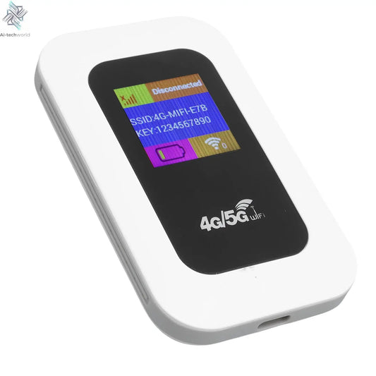 WiFi Hotspot Device 300Mbps High Speed 4G 5G  Wireless Network Device for Travel Camping WiFi Mobile Hotspot Device Ai-TechWorld 