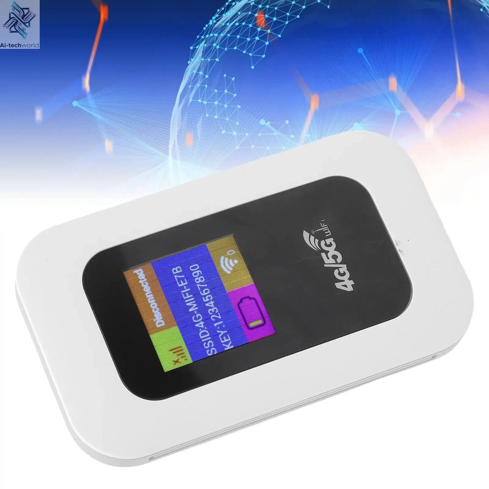 WiFi Hotspot Device 300Mbps High Speed 4G 5G  Wireless Network Device for Travel Camping WiFi Mobile Hotspot Device Ai-TechWorld 
