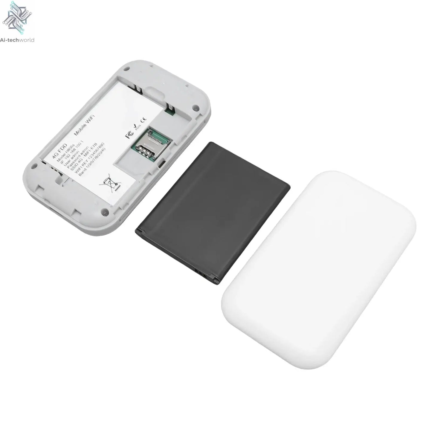 WiFi Hotspot Device 300Mbps High Speed 4G 5G  Wireless Network Device for Travel Camping WiFi Mobile Hotspot Device Ai-TechWorld 