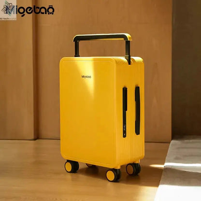 Wide Handle Rolling Luggage High-quality Durable PC Travel Suitcase Trolley Luggage with 360° Spinner Wheel TSA Lock Boarding Ai-TechWorld 