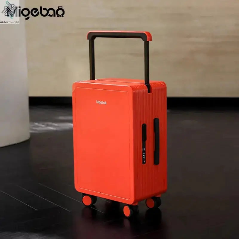Wide Handle Rolling Luggage High-quality Durable PC Travel Suitcase Trolley Luggage with 360° Spinner Wheel TSA Lock Boarding Ai-TechWorld 
