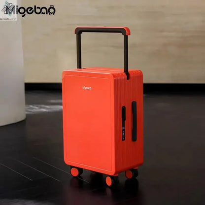 Wide Handle Rolling Luggage High-quality Durable PC Travel Suitcase Trolley Luggage with 360° Spinner Wheel TSA Lock Boarding Ai-TechWorld 