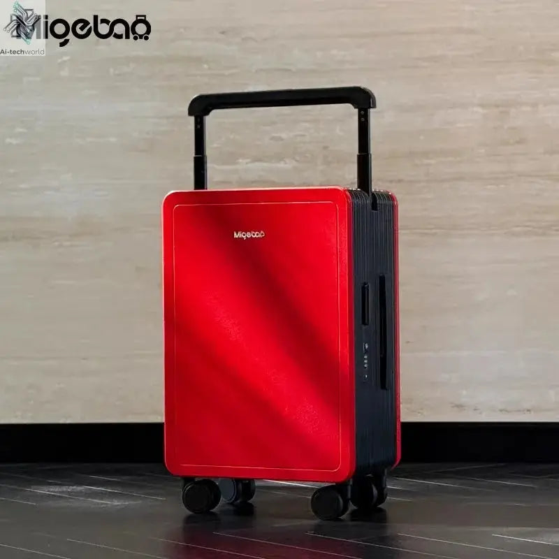 Wide Handle Rolling Luggage High-quality Durable PC Travel Suitcase Trolley Luggage with 360° Spinner Wheel TSA Lock Boarding Ai-TechWorld 