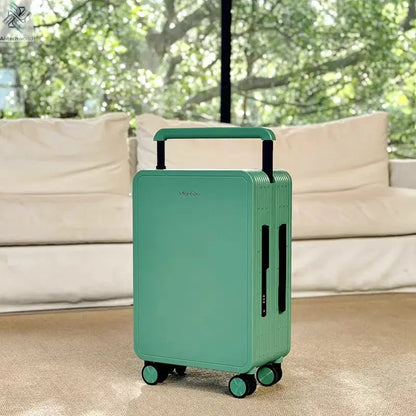Wide Handle Rolling Luggage High-quality Durable PC Travel Suitcase Trolley Luggage with 360° Spinner Wheel TSA Lock Boarding Ai-TechWorld 