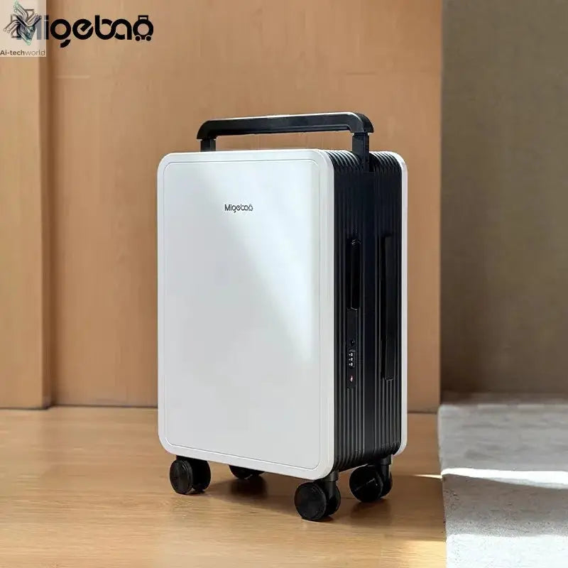 Wide Handle Rolling Luggage High-quality Durable PC Travel Suitcase Trolley Luggage with 360° Spinner Wheel TSA Lock Boarding Ai-TechWorld 