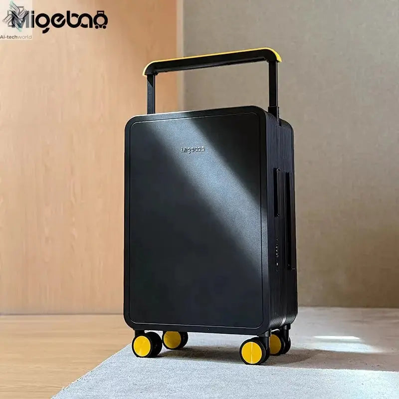 Wide Handle Rolling Luggage High-quality Durable PC Travel Suitcase Trolley Luggage with 360° Spinner Wheel TSA Lock Boarding Ai-TechWorld 