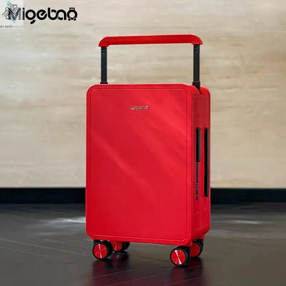 Wide Handle Rolling Luggage High-quality Durable PC Travel Suitcase Trolley Luggage with 360° Spinner Wheel TSA Lock Boarding Ai-TechWorld 