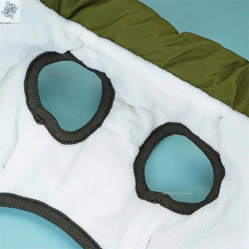 Winter Warm Pet Dog Jacket with Harness Waterproof Dog Coat Vest for Small Medium Chihuahua French Bulldog Outdoor Dog Clothes Ai-TechWorld 