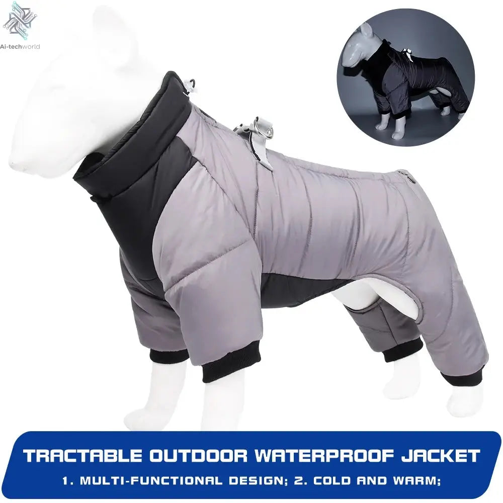 Winter Warm Thicken Pet Dog Jacket Waterproof Dog Clothes for Small Medium Dogs Puppy Coat Chihuahua French Bulldog Pug Clothing Ai-TechWorld 