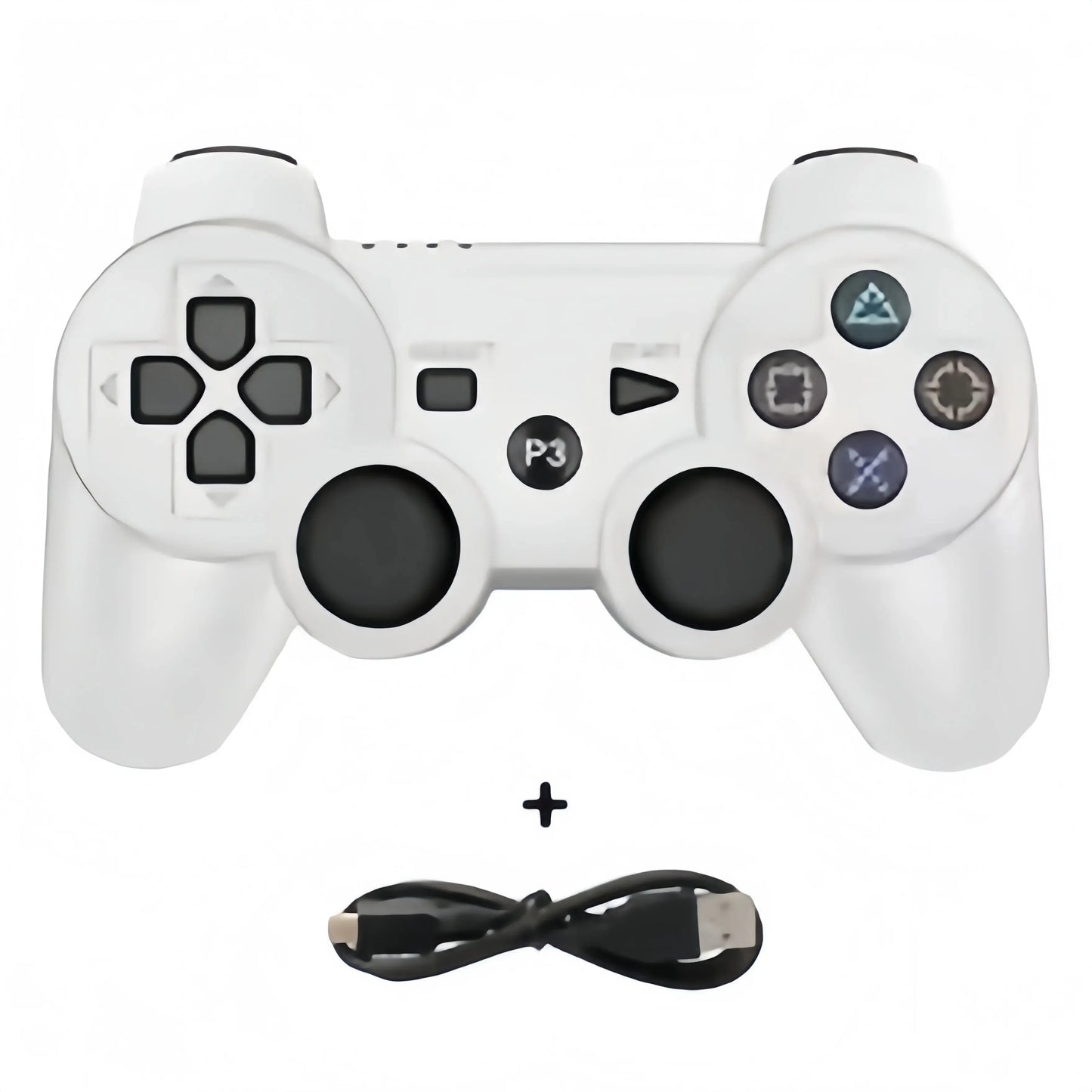 Wireless Bluetooth Gamepad for PS3 - SIXAXIS Motion Controller with USB Charging Cable, Compatible with Sony PlayStation 3 Ai-TechWorld 