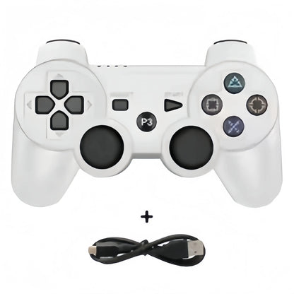 Wireless Bluetooth Gamepad for PS3 - SIXAXIS Motion Controller with USB Charging Cable, Compatible with Sony PlayStation 3 Ai-TechWorld 